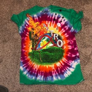 Astroworld tie dye shirt